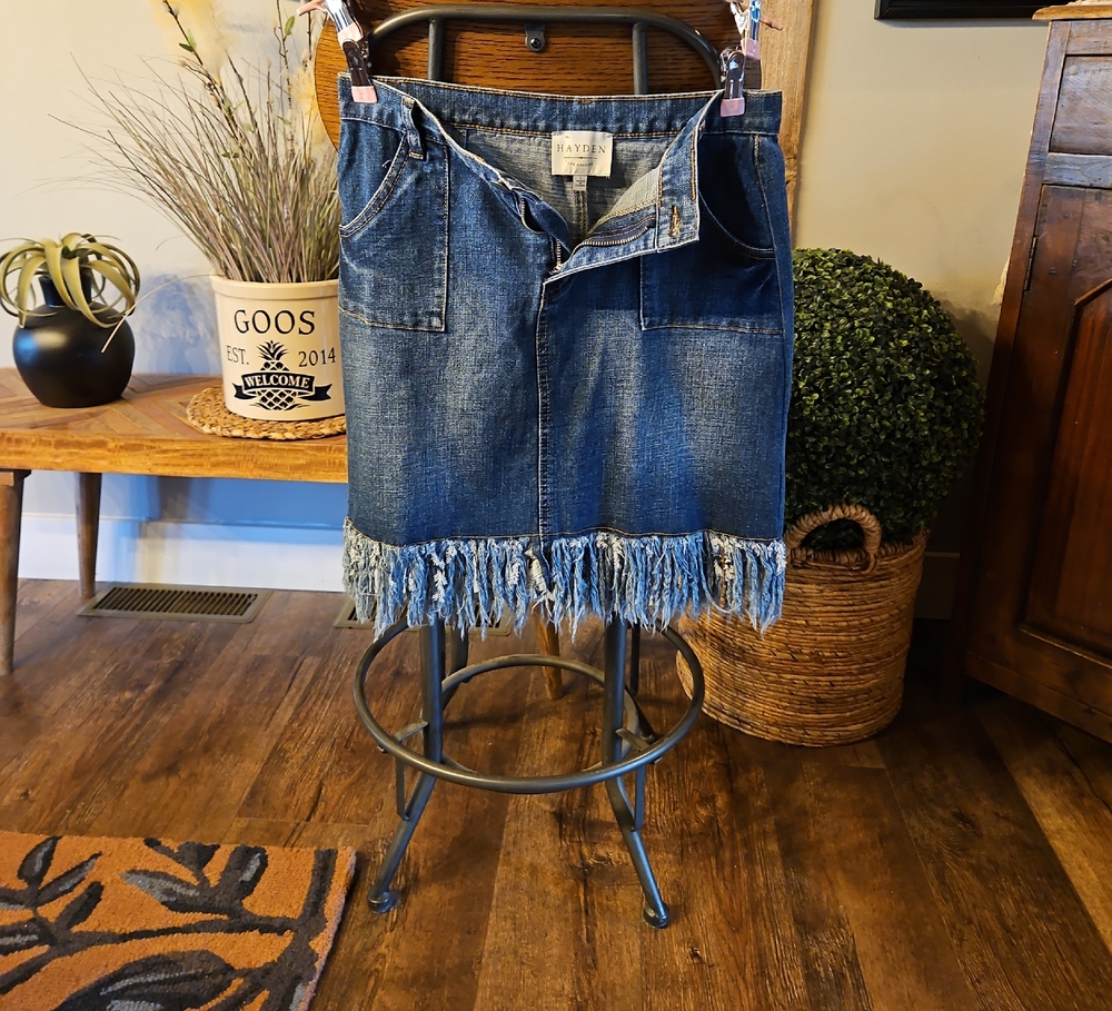 Hayden Blue Denim Skirt - Picture 1 of 4